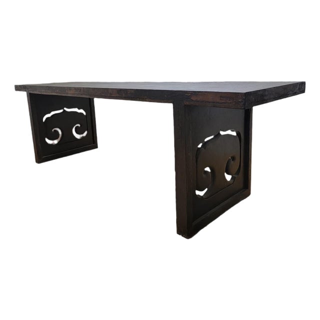 Vintage Chinese Shanxi Elm Calligraphy Table For Sale