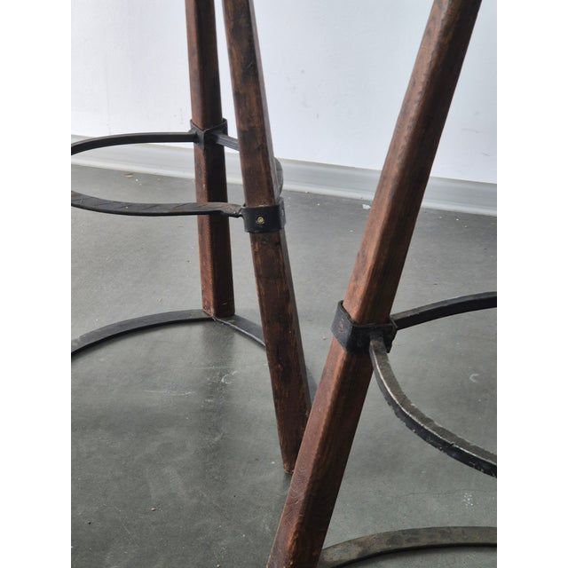 Vintage Brutalist Marbella Stools attributed to Sergio Rodrigues, 1970s, Set of 2 For Sale - Image 17 of 18