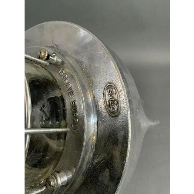 1970s Aluminum Ship's Light by Baliga For Sale - Image 5 of 6