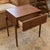 Narrow Walnut Nightstand With Drawer, Solid Black Walnut Bedside Table, Handmade Small Side Table For Sale In Raleigh - Image 6 of 9
