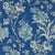 Sanderson Fringed Tulip Toile Wallpaper in Smalt For Sale