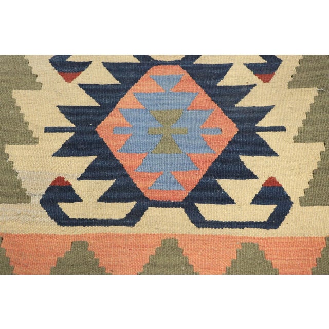 Vintage Persian Shiraz Kilim Rug - 01'11 X 02'11 For Sale - Image 4 of 9