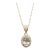 Aquamarine Diamond Pendant Necklace 10kt Yellow Gold 0.15ctw 18in New For Sale