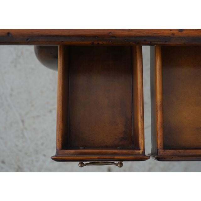 1990s Theodore Alexander Country French 1 Drawer Dressing Hall Table For Sale - Image 5 of 17