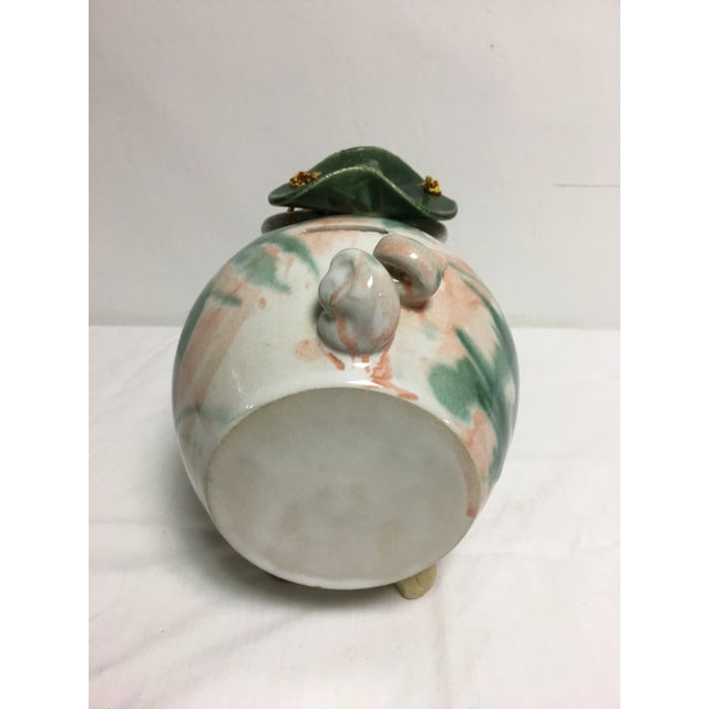 Vintage Pottery Piggy Bank For Sale - Image 5 of 11