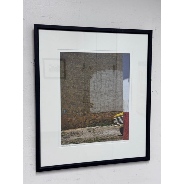 Traditional Circa 2007 Ravi Anand "Yellow Pick Up San Sebastián, Mexico" Photograph, Numbered + Framed For Sale - Image 3 of 12