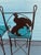 Metal Pair Vintage Teena Iron Works Southwestern Bar Stools For Sale - Image 7 of 12