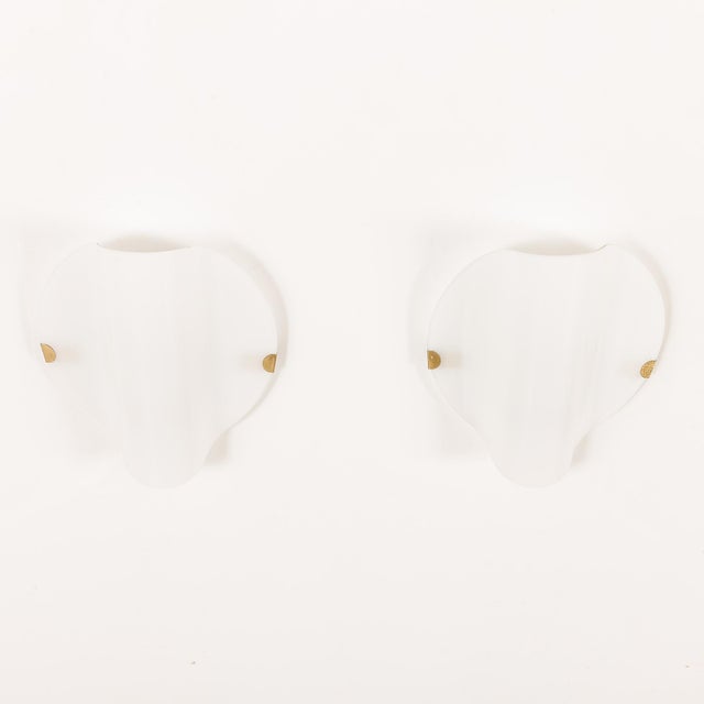 Mid-Century Modern Mid-Century Italian Murano Wall Lamps from Zonca, 1970s, Set of 2 For Sale - Image 3 of 12