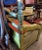 Moroccan Modern Moroccan Hand Carved Wooden Bench For Sale - Image 3 of 11