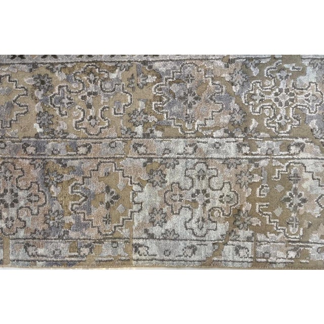 Persian Silk and Wool Agra Rug , 6'1" X 9' For Sale - Image 3 of 6