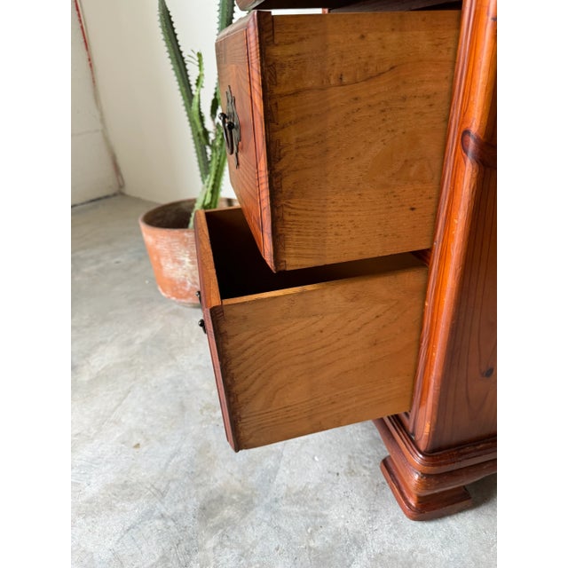 Vintage Pine Wood Desk by Furniture Makers For Sale - Image 11 of 12