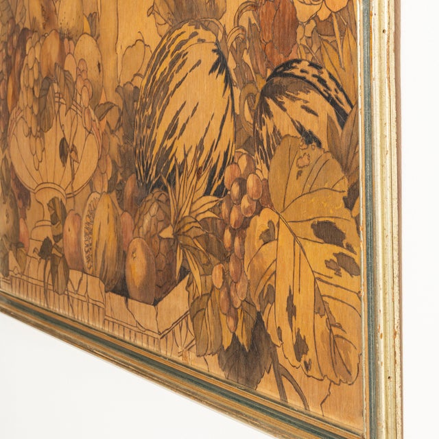 Early 20th Century France Sienna Wood Painting For Sale - Image 15 of 15