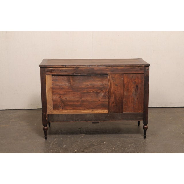 Brown French Louis XVI Revival Commode, 19th C. For Sale - Image 8 of 13