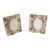 Pair of Vintage Sea Shell Encrusted Photo Frames For Sale