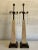 Contemporary Vintage Hollywood Regency Coquina Stone Obelisk Lamps – A Pair For Sale - Image 3 of 12