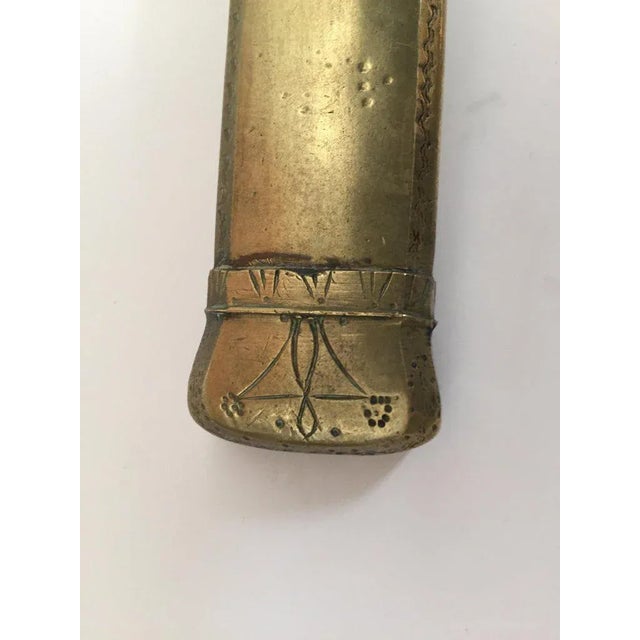 19th Century Middle Eastern Moorish Brass Inkwell For Sale - Image 12 of 12