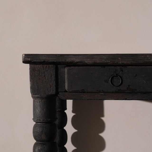 Console Table with Shou Sugi Ban Finish, 1960s For Sale - Image 4 of 11