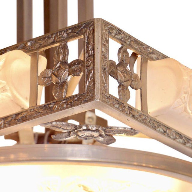 Art Deco Ceiling Lamp, 1930 For Sale - Image 3 of 5