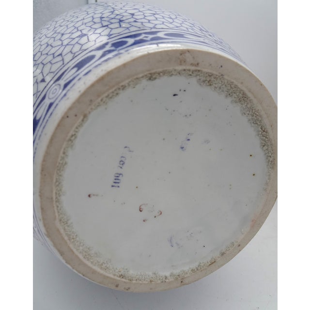 Ceramic Antique Japanese Porcelain Vases from Petrus Regout Maastricht, Holland, 1890s, Set of 2 For Sale - Image 7 of 10