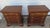 Item: Pair Nightstands Details: Cherry Great Designer Look/Quality Piece Four Drawers Marked James Sterling Great Hardware...