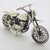 Vintage Italian Silver Motorbike Figurine, 1980s For Sale - Image 3 of 13