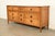 French Baker Furniture French Regency Louis XVI Carved Walnut Triple Dresser or Credenza, Circa 1960s For Sale - Image 3 of 17