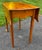 Beautiful antique American maple Pembroke dropleaf table with a serpentine shaped top and beautifully molded tapered legs,...