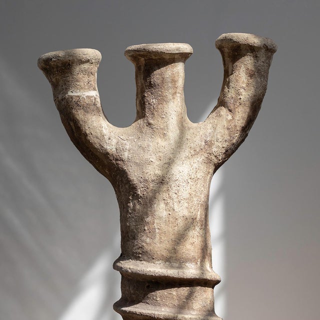 2020s Unglazed Terracotta Tree-Branch Sculpture | One of a Kind For Sale - Image 5 of 8