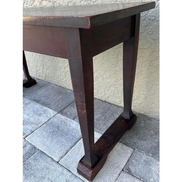 Vintage Early-Mid 20th Century Mahogany Piano Bench With Storage For Sale In Orlando - Image 6 of 12