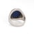1950s Vintage Tiffany & Co Crest Ring Lapis Lazuli Platinum Sz 6 Mid Century Signet For Sale - Image 5 of 7