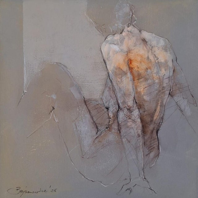 Michal Bajsarowicz, A Nude, 2026, Acrylic on Canvas For Sale - Image 4 of 4
