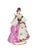 Baroque Style Porcelain Figure of Lady with Fan from Capodimonte, 1900s For Sale - Image 5 of 7