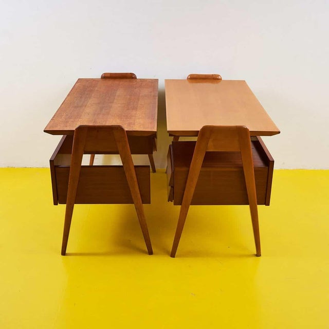 Desks attributed to Vittorio Dassi, 1950s, Set of 2 For Sale - Image 11 of 18