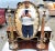 Sheffield Mfg. Co Antique Early 20th Century Victorian Sheffield Large Silver-Plated Table Mirror For Sale - Image 4 of 7