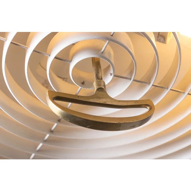 Large Danish Metal California Suspension Light by Vilhem Wolhert & Jorgen Bo for Poulsen, 1960s For Sale - Image 3 of 13