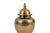 Vintage Pair of Brass Ginger Jars Mid-Century Modern Hollywood Regency For Sale - Image 4 of 9