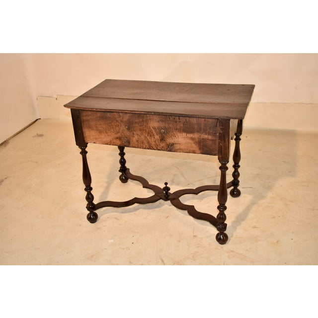 Brown 17th Century English Oak Lowboy For Sale - Image 8 of 12