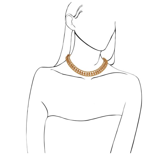 Tiffany and Co. DESIGNER Tiffany & Co. Schlumberger 18K Yellow 213.1 GM Gold Bow Tie Necklace For Sale - Image 4 of 18