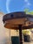 Vintage 1955 Mahogany Drum Table With Lion's Head Hardware — Lyon Mfg. Co., Memphis For Sale - Image 4 of 8