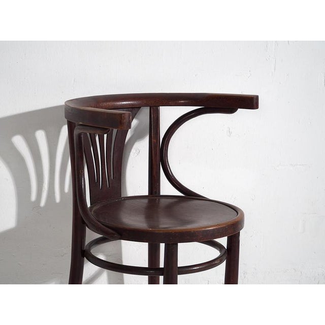 Chairs with Armrests from Thonet, 1920s, Set of 4 For Sale - Image 16 of 18