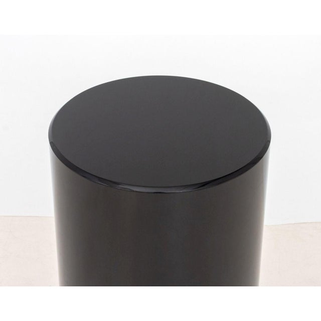 Modern Modern Black Lacquered Pedestal For Sale - Image 3 of 5