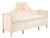 19th Century Swedish Antique White Painted Pine Gustavian Bench With Griffins For Sale