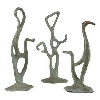 Papier Mâché Sculptures, Set of 3 For Sale