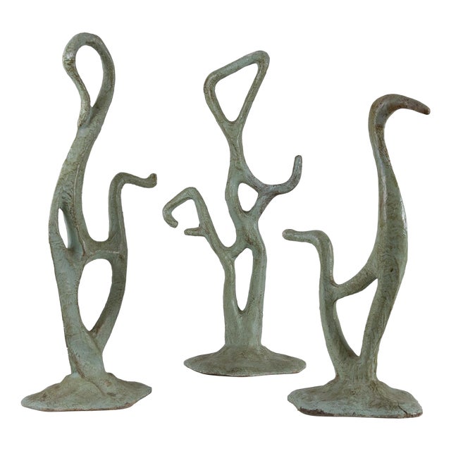 Papier Mâché Sculptures, Set of 3 For Sale