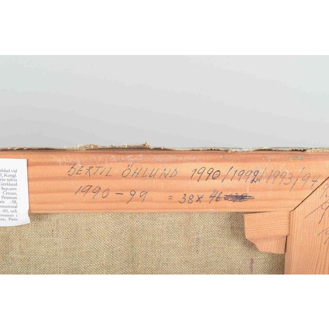 Bertil Öhlund, Vision of Summer, Oil on Canvas, 1990s For Sale - Image 4 of 6