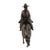Chinese Chinese Bronze Rider on Horseback Sculpture Figurine Equestrian Asian Art For Sale - Image 3 of 9