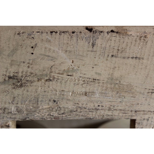 Brown Three-Tier Wood Bench by Andre Groult For Sale - Image 8 of 10