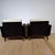 Mid-Century Modern Armchairs Upholstered in Hermès Velvet and Linen Bouclé, Set of 2 For Sale - Image 5 of 9