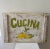 Farmhouse Vintage Shabby Chic Farmhouse Hand Painted Wood Cucina Kitchen Sign For Sale - Image 3 of 8