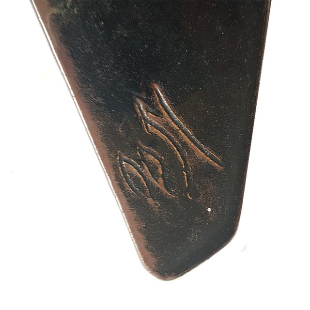 Red Mid-Century Abstract Ceramic Sculpture, 1970s For Sale - Image 8 of 11